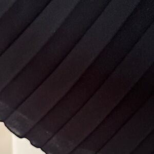 H&M Navy Pleated Midi Skirt - Women